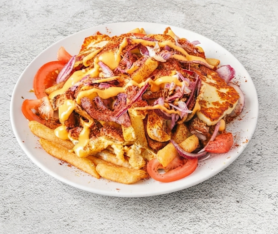 Halloumi Garlic Pita 