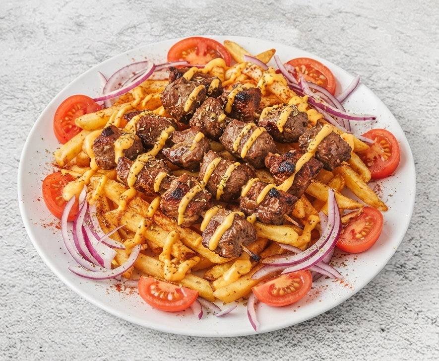 Shish Kebab Garlic Pitta 