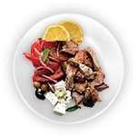Greek Sausage Hero Portion 