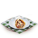 Chicken Gyro Garlic Pita 