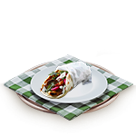 Pork Gyro Garlic Pita 